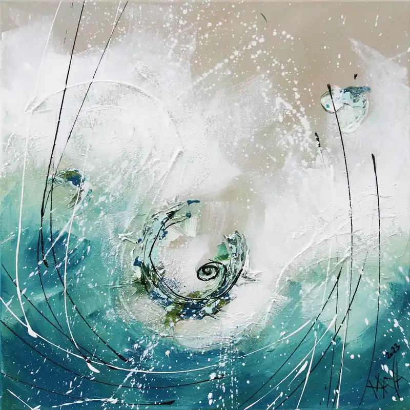 Schnäppchen Maya: "Fresh Moment", Originale Acrylbilder (Unikat)