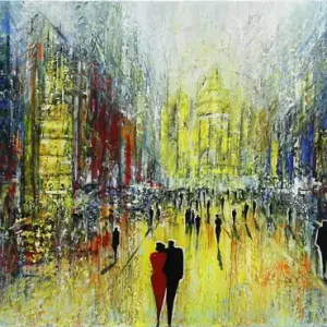 Beliebt Acrylgemälde: Uraufführung I, K. Namazi, Original/Unikat