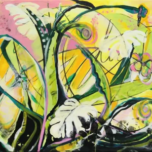 Acrylgemälde: "Suburban Jungle", Original/Unikat, J. Riemer Heißes Angebot