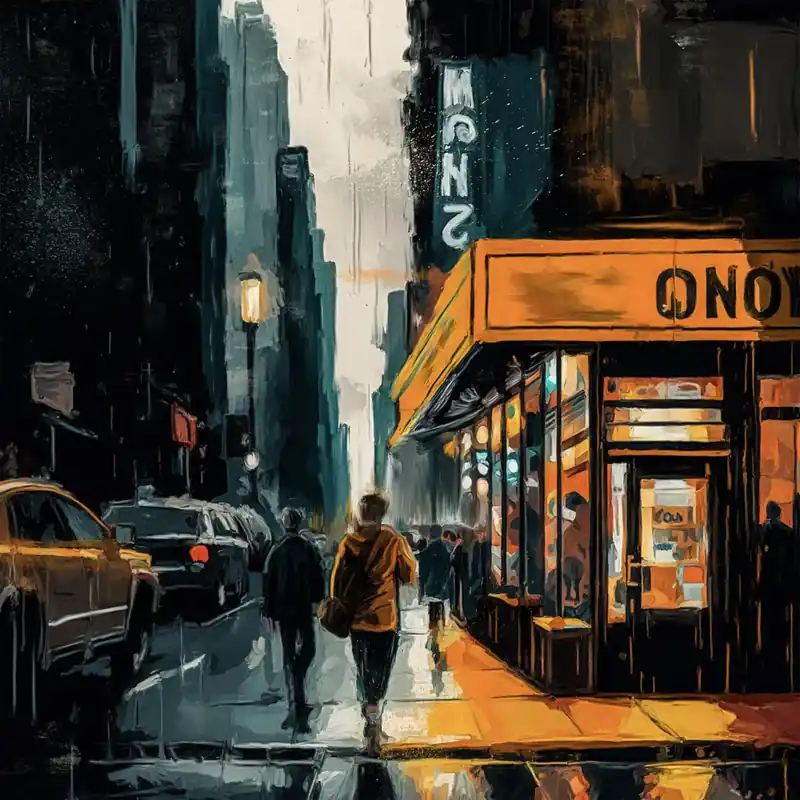 Begrenztes Angebot Moderne Pop Art: "New York Streetview", H. Mühlbauer-Gardemin, Original/serielles Unikat