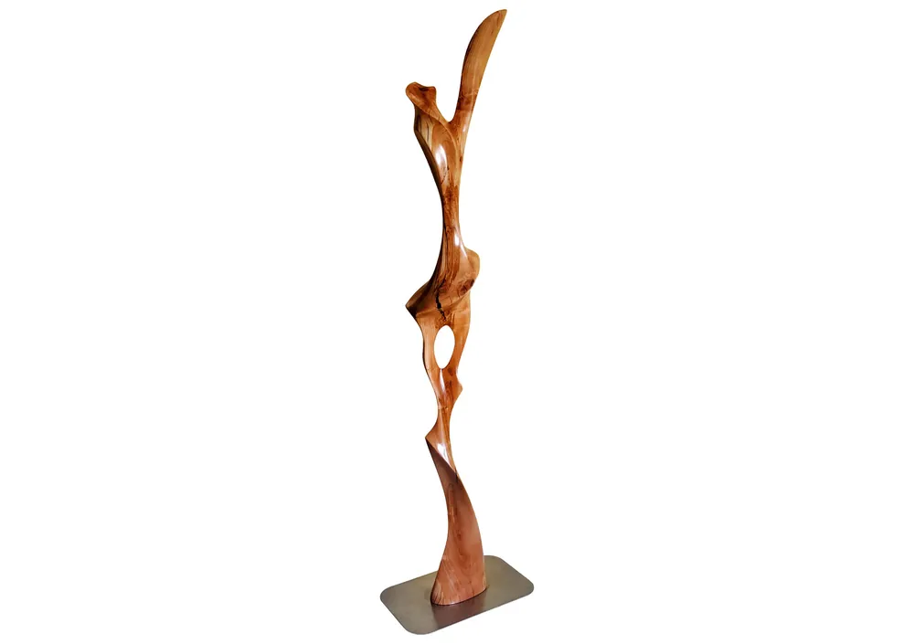 Zertifiziert Moderne Skulptur: Kundalini, Original/Unikat, H.J. Gorenflo