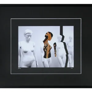 Surrealistische Collage, F. Lorenz: "Die Seelenwanderer I" Sonderangebot