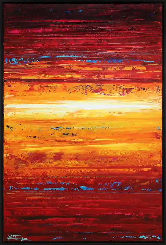 Sonderaktion Moderne Originalkunst: "Abendklang XI", J. Fernandez, Unikat