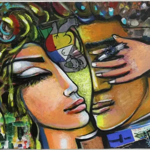Moderne Kunst: "Sinnliche Vertrautheit V", K. Namazi, Original/Unikat Rabatt