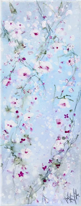 Maya: "Blütenträume III", Originale Acrylbilder (Unikat) Super-Preis
