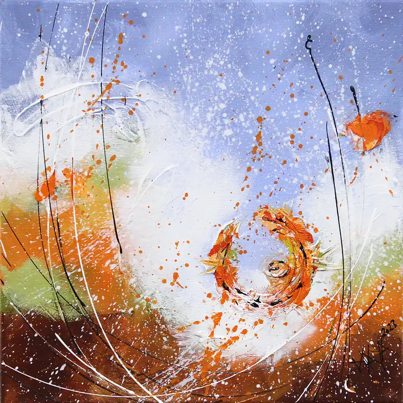 Günstig Maya: "Herbststurm", Originale Acrylbilder (Unikat)