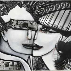 Moderne Kunst: "Monochrome Sinnlichkeit IV", K. Namazi, Original/Unikat Angebot