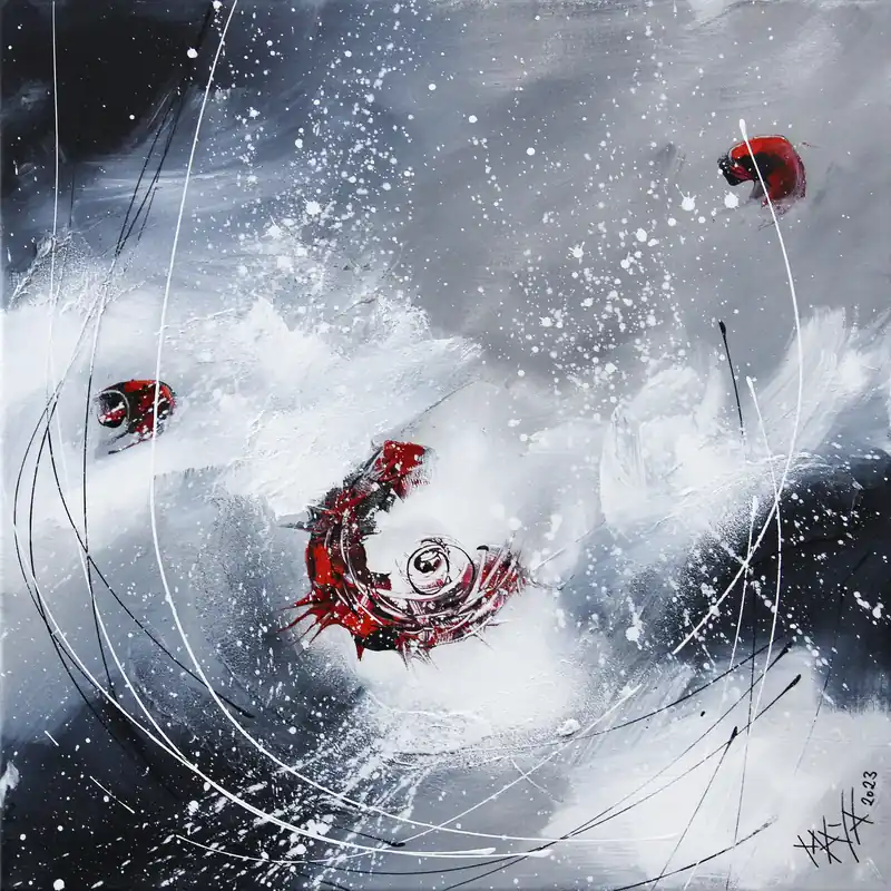 Maya: "Magical power", Originale Acrylbilder (Unikat) Kracherpreis