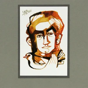 L. Roth: "Zweisamkeit II". originale Grafik/Zeichnung (Unikat) Meistverkauft