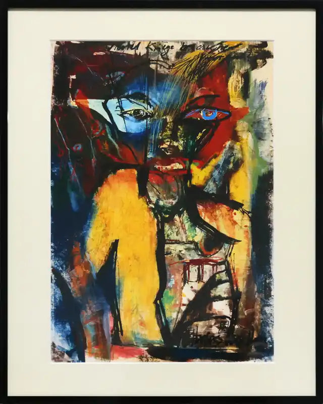 Preis Gesenkt D. Hille: "Etwas lachen", digitale Kunst auf Papier, Unikat/Original