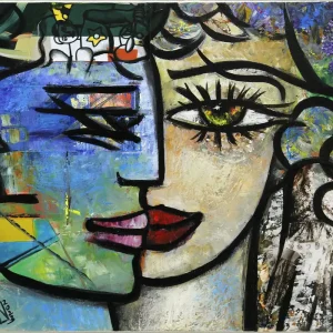 Wochenendangebot Moderne Kunst: "Sinnliche Vertrautheit I", K. Namazi, Original/Unikat