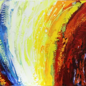 Schneller Versand L.Roth: "Sonnenwende". Originalgemälde (Unikat)