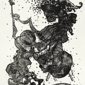 Begrenztes Angebot C. Blechschmidt: "Pure Vernunft darf niemals siegen", Originale Grafik/Lithographie