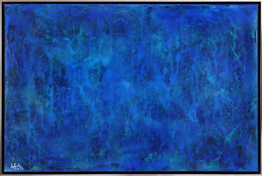 Sale A.Garbe: The World between II, gerahmtes Originalgemälde (Unikat)