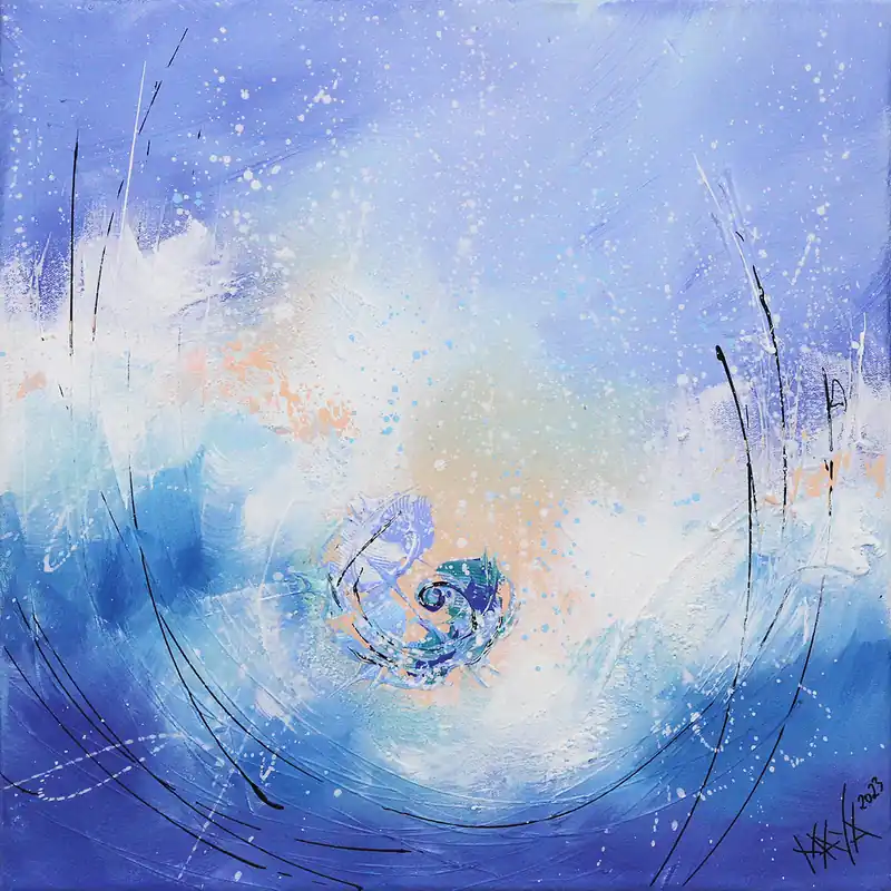 Maya: Erfrischender Moment, Originale Acrylbilder (Unikat) Preisknaller