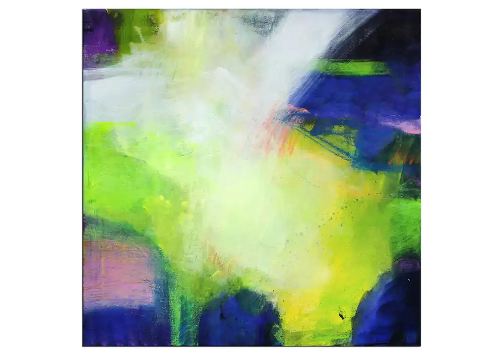 Acrylbilder abstrakt. M.Rick: "Ohne Titel" Zertifiziert