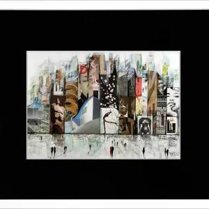 Sonderaktion Fineartprint, signiert: Intellektuelles Utopia, K. Namazi, limitierte Edition auf Papier, Nr. 4/150