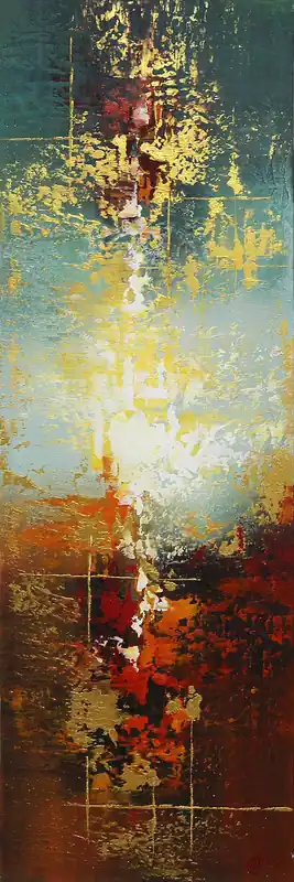 Originalgemälde: Abstract Landscape I, G. Hung, Unikat Bestseller