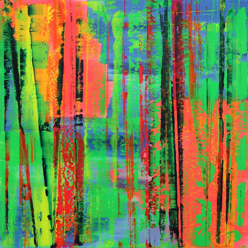 K. Sokoll: "Over the Rainbow 3", Originalgemälde (Unikat) Versand Am Gleichen Tag