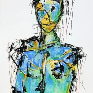 Zeitgenössische Grafik/Malerei, Ilona Schmidt: "Here I am" Billig