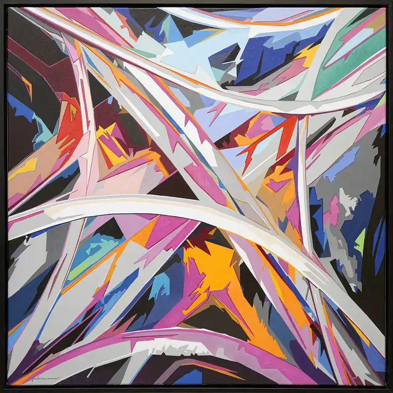 U. Fehrmann: Always and everywhere III, Originalgemälde (Unikat) Geprüft