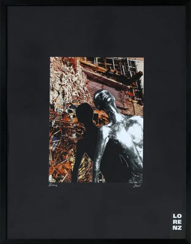 Sale Surrealistische Collage, F. Lorenz: "Auferstehung"