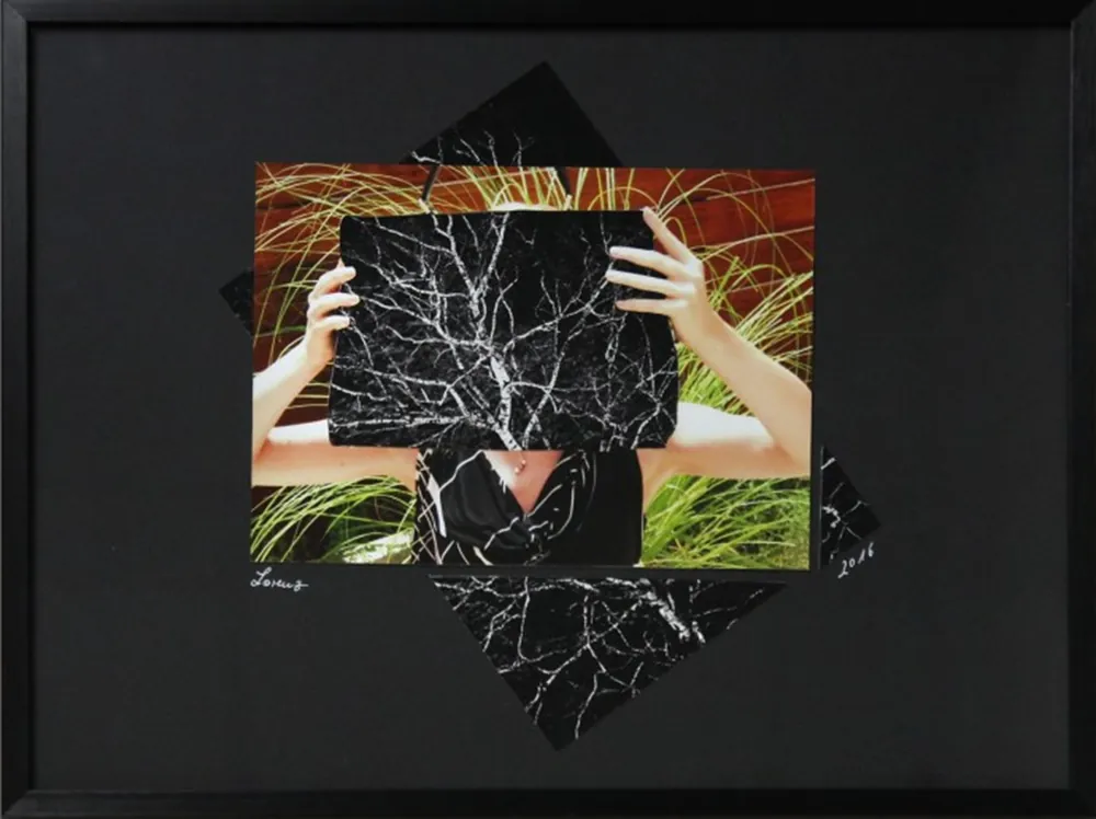 Letzte Chance Surrealistische Collage, F. Lorenz: "Sophie II"