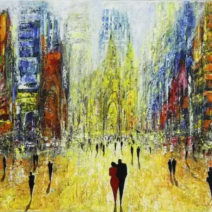 Neue Ware Acrylgemälde: Melting Reality II, K. Namazi, Original (Unikat)