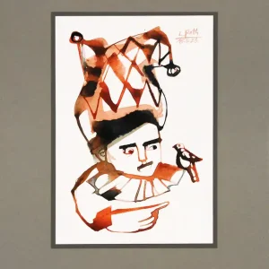 L. Roth: Du da!". originale Grafik/Zeichnung (Unikat) Schneller Versand
