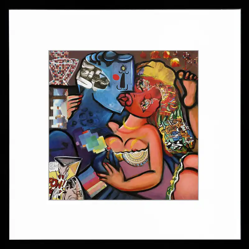 Neuheit Fineartprint, signiert, : Sweet Dreams Baby, K. Namazi, limitierte Edition auf Papier, Nr. 1/150