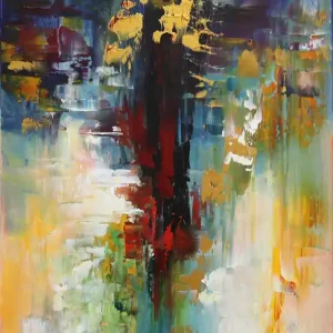 Letzte Chance Originalgemälde: Tropical Fall IV, G. Hung, Unikat