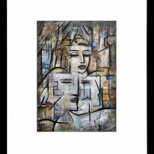 Fineartprint, signiert: Aufgefächerte Geborgenheit, K. Namazi, limitierte Papieredition, Nr. 1/150 Knallerangebot