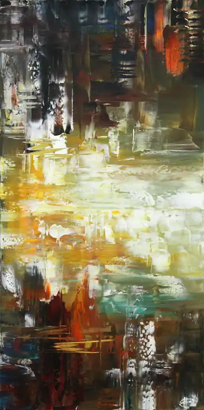 Originalgemälde: City of Dreams I, G. Hung, Unikat Finale Aktion