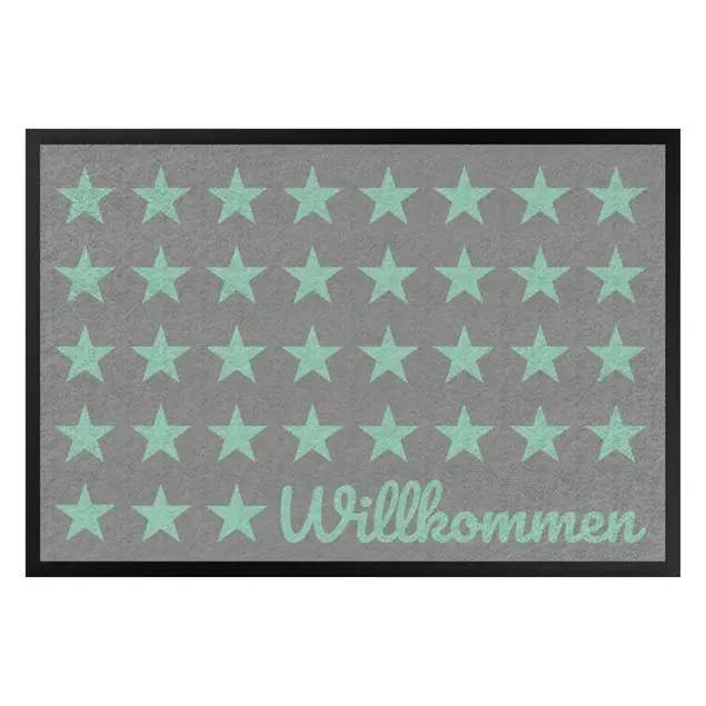 Willkommen Sterne grau mint Solange Der Vorrat Reicht
