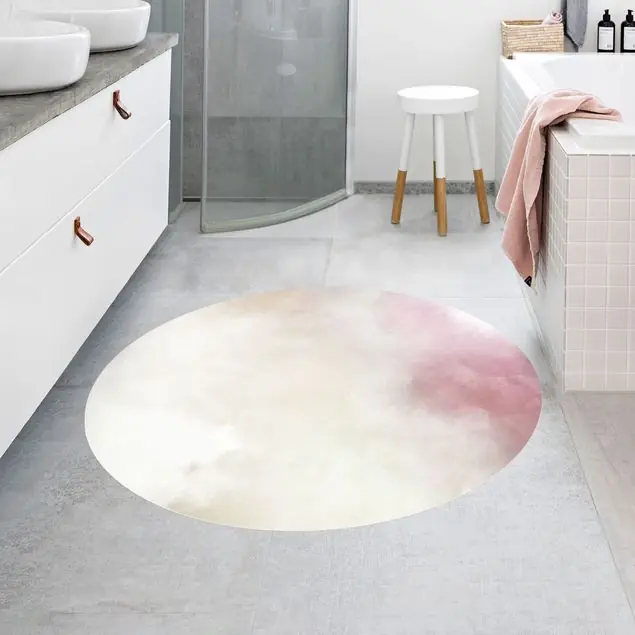 Aquarellstruktur Symbiose Sand Purpur Zertifiziert