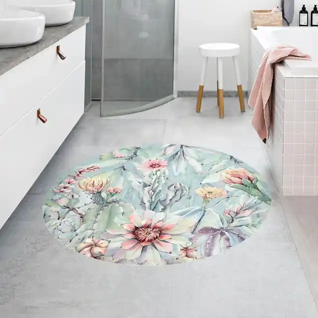 Aquarell Blühende Kakteen Bouquet Super-Preis
