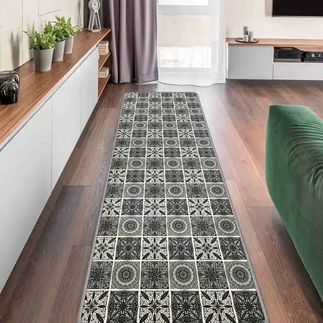 Orientalischer Mandala Mustermix in Schwarz mit Glitzeroptik Preisreduziert