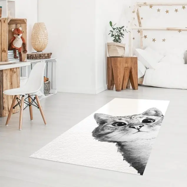 Heißes Angebot Illustration Katze Zeichnung Schwarz Weiß