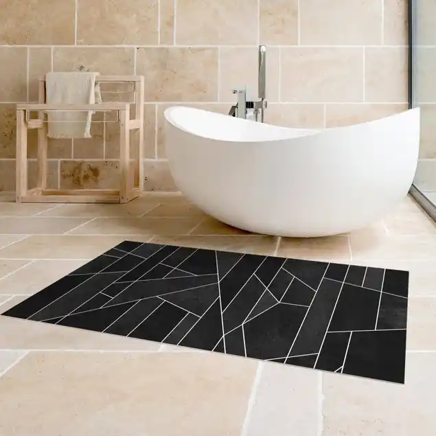 Schwarz Weiß Geometrie Aquarell Online Kaufen