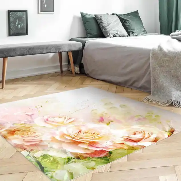 Aquarell Rosen Komposition Preis Gesenkt