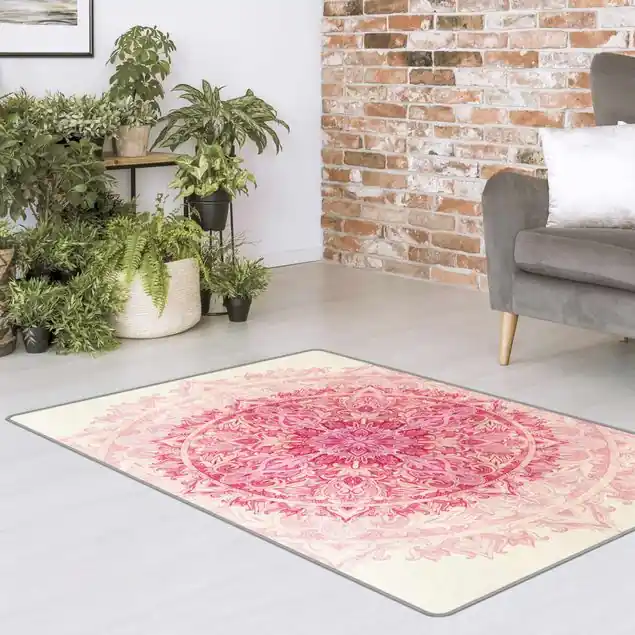 Zertifiziert Mandala Aquarell Ornament pink