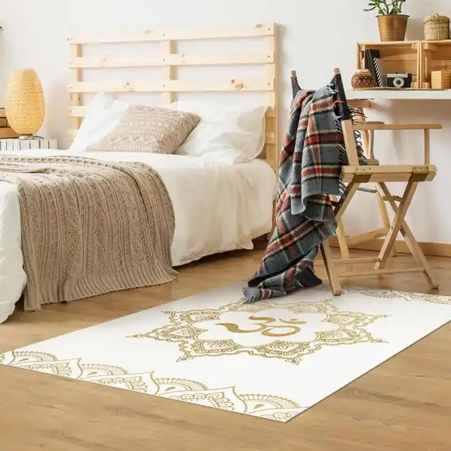 Wochenendangebot Mandala OM Illustration Ornament weiß gold