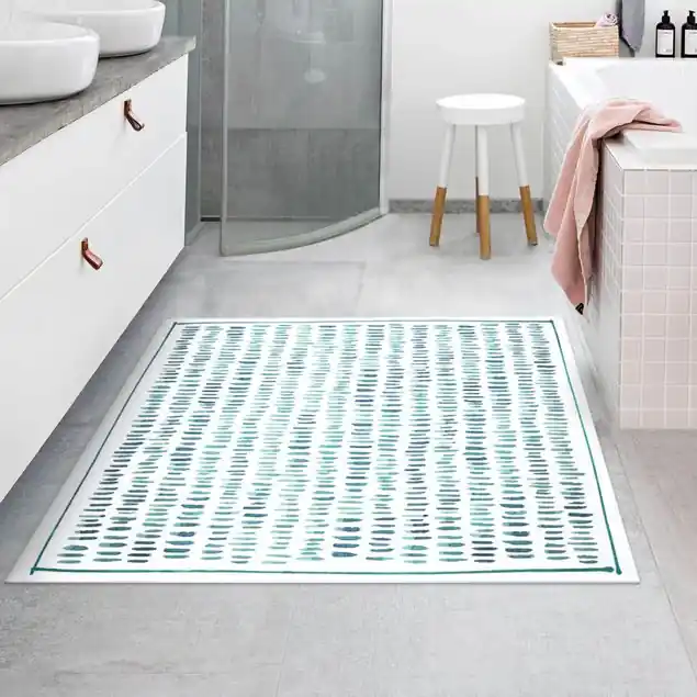Aktuell Aquarell Struktur in Mint mit Rahmen