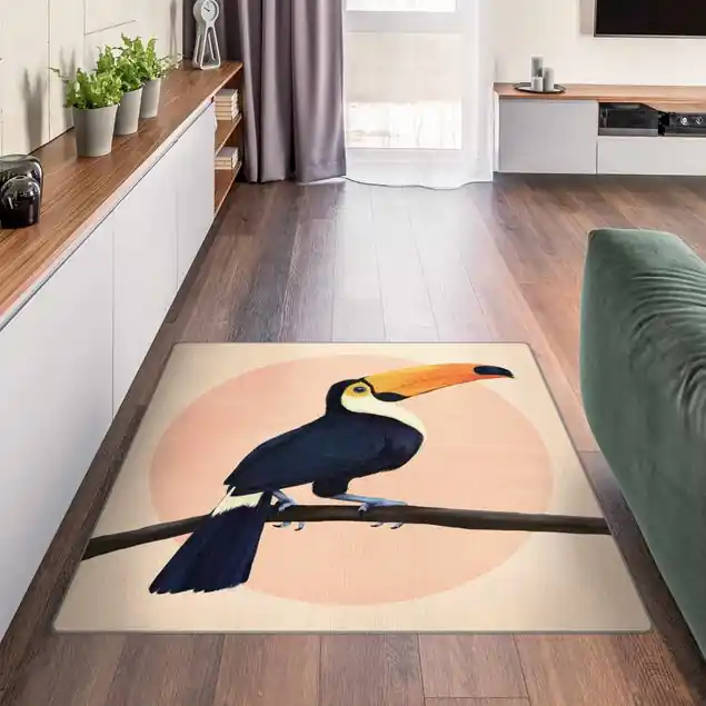 Neue Kollektion Illustration Vogel Tukan Malerei Pastell