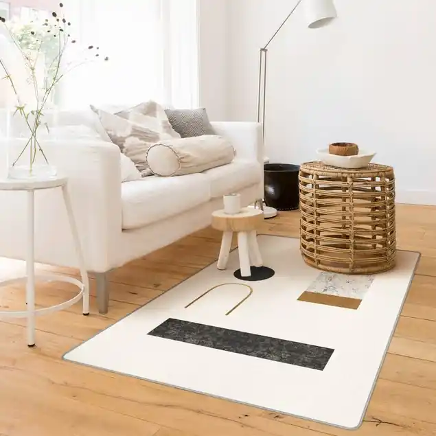 Luftige Geometrie mit Gold Preiswert