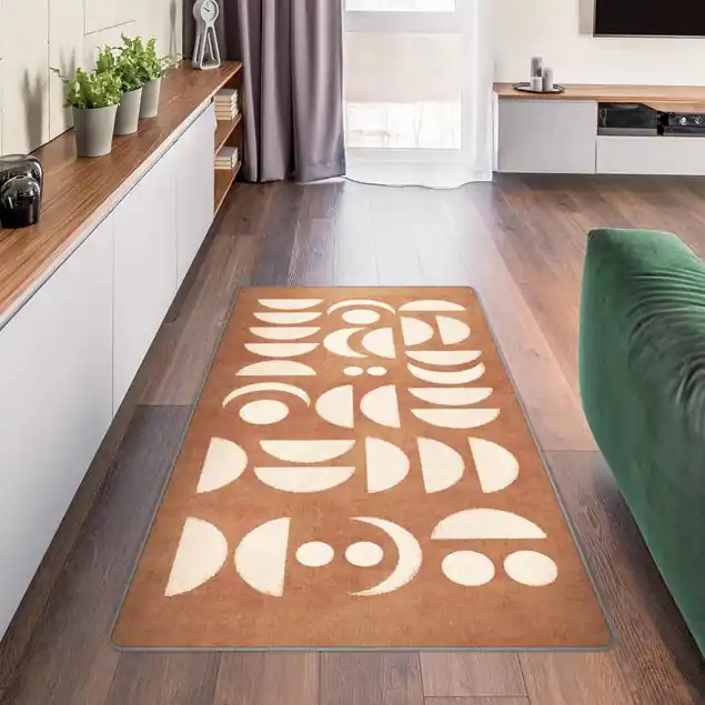 Abstrakte Monde terracotta Sofort Bestellen