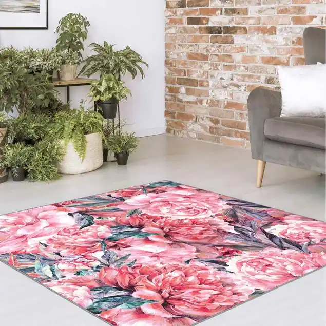 Zartes Aquarell Rote Pfingstrosen Muster Top-Angebot