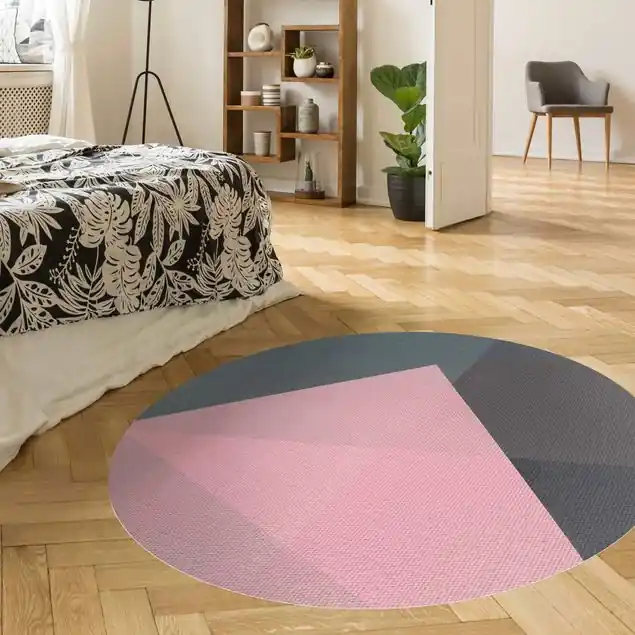 Aktuell Rosa Transparenz Geometrie