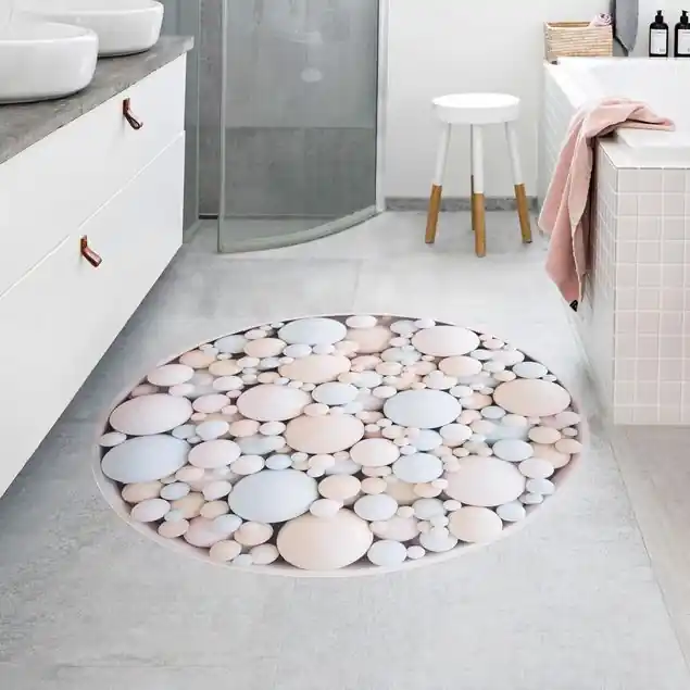 Zarte Kreiskomposition in Pastell Rosa Preisreduziert