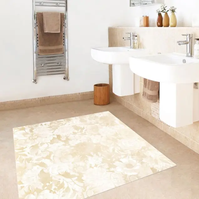 Vintage Blütentraum in Beige Zertifiziert